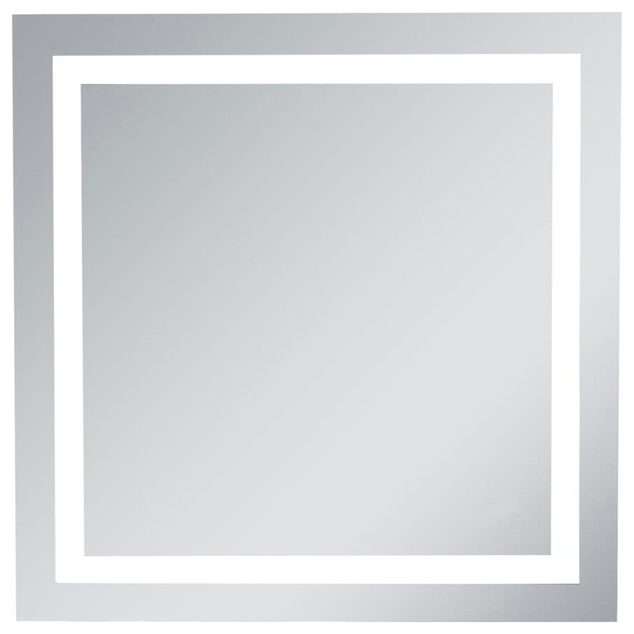 Elegant MRE-6010 Led Hardwired Mirror Square W28 H28 Dimmable 5000K