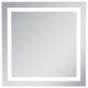 Elegant MRE-6010 Led Hardwired Mirror Square W28 H28 Dimmable 5000K