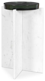 Uttermost Olina Marble Outdoor Accent Table