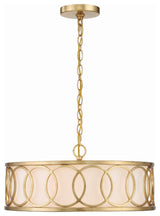 Graham 6-Light Chandelier, Antique Gold