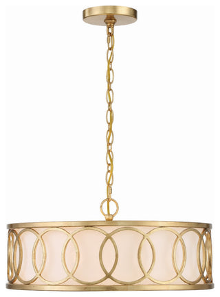 Graham 6-Light Chandelier, Antique Gold