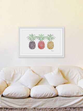 "Tropical Modern" Framed Painting Print, 45"x30"