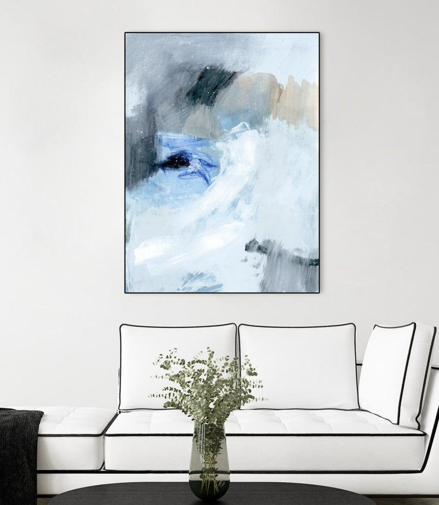 "Welle I" Framed Canvas by Giant Art 24"x32"