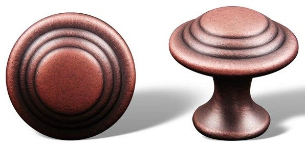 Distressed Copper RKI Step Up Beauty Knob, RKICK9214DC