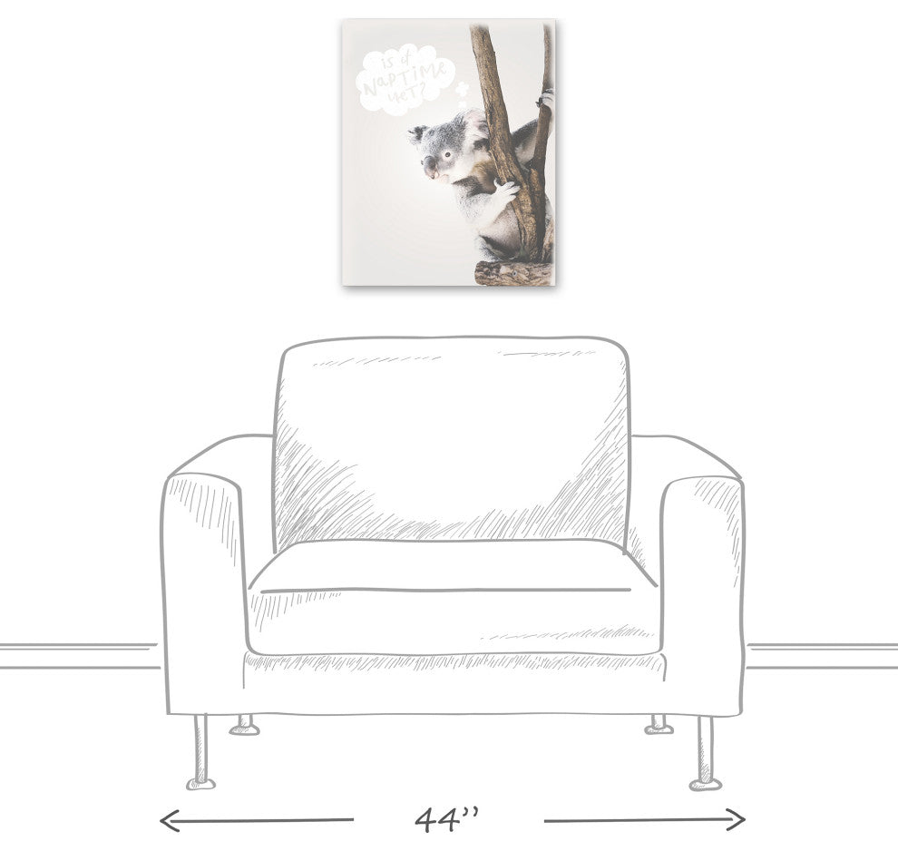 Baby Koala 16x20 Canvas Wall Art