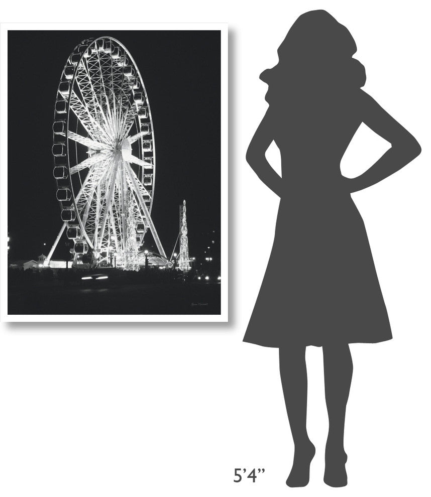 "Roue de Paris" Digital Paper Print by Laura Marshall, 32"x42"