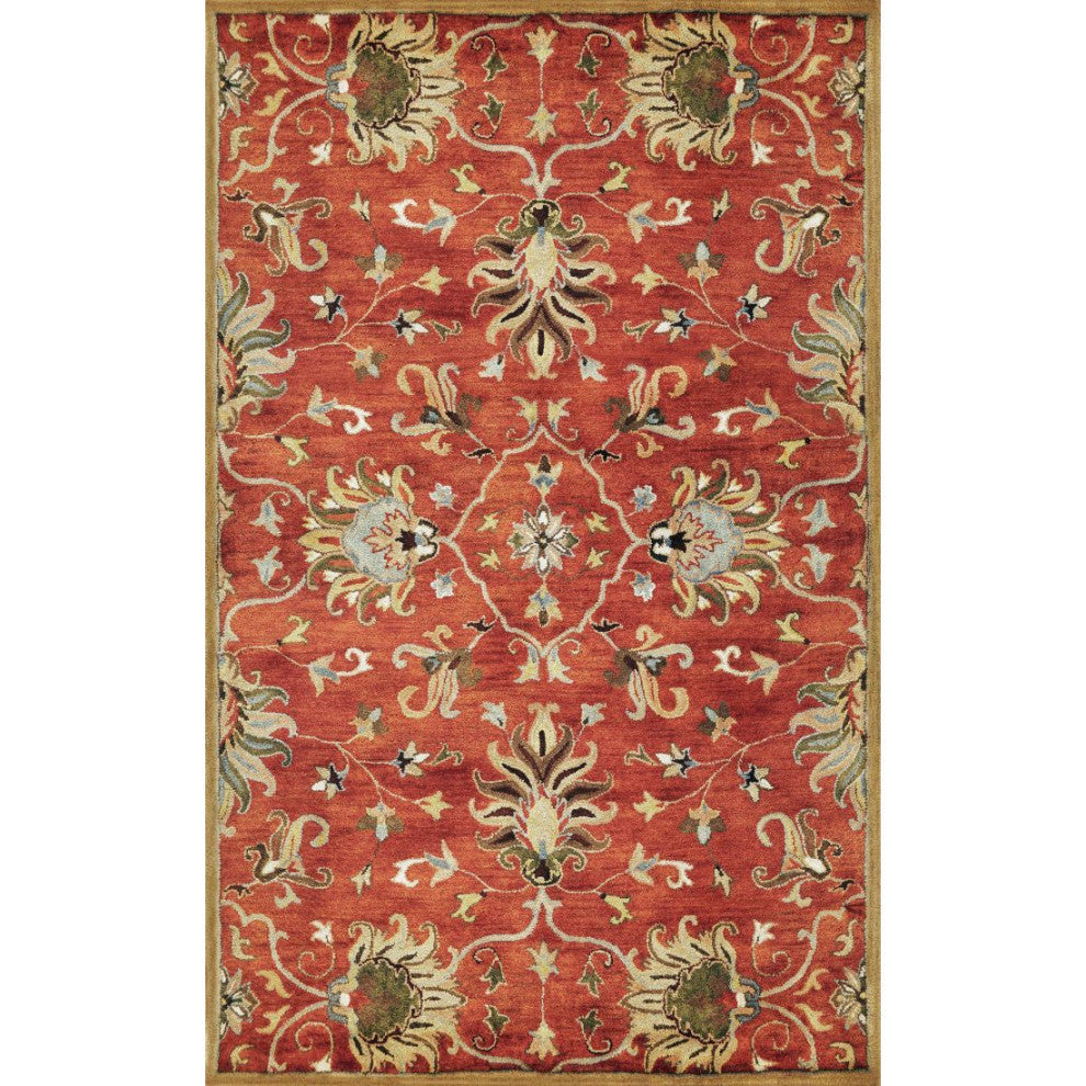 KAS Syriana 6009 Sienna Agra Area Rug, 8'x10'6"