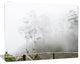 Fogs on Western Ghats Hills, Landscape Canvas Art Print, 20"x12"