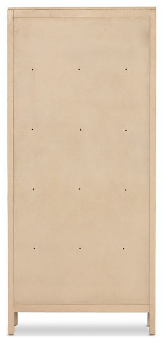 Back view of cabinet on white background.