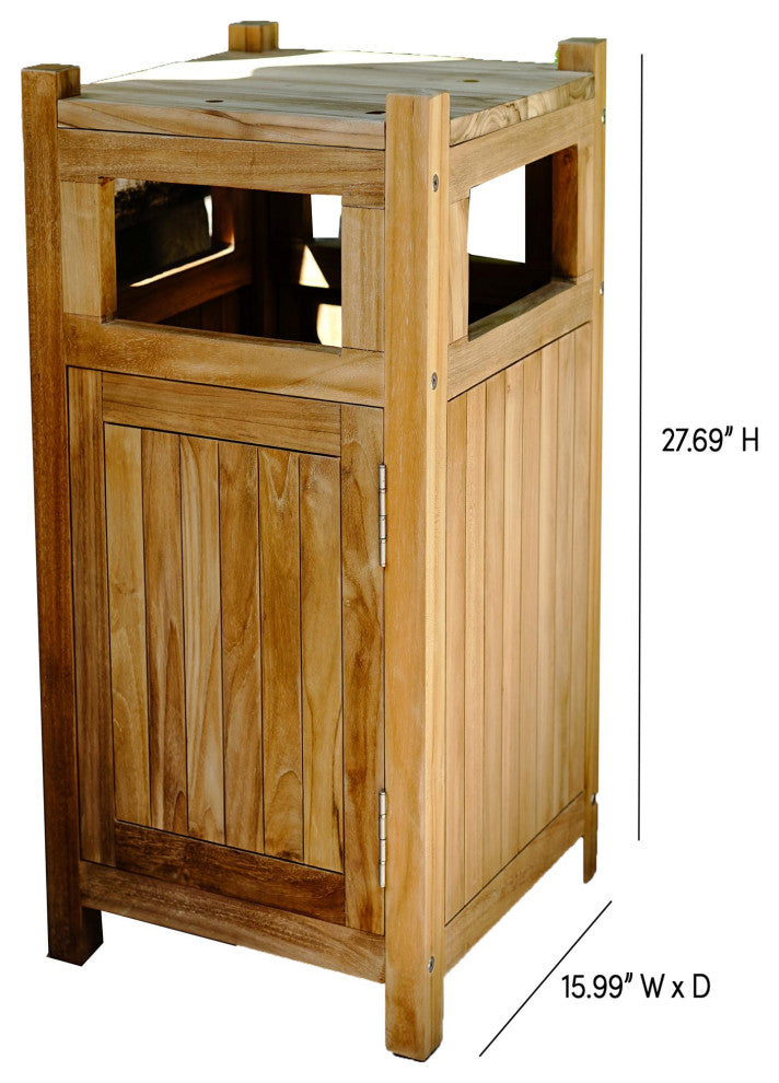 Pavilion Teak Outdoor Hamper