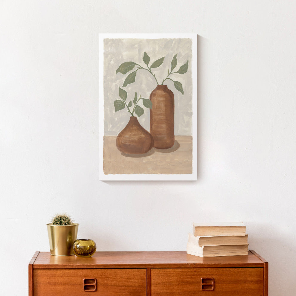 Neutral Still Life 12x18 Canvas Wall Art