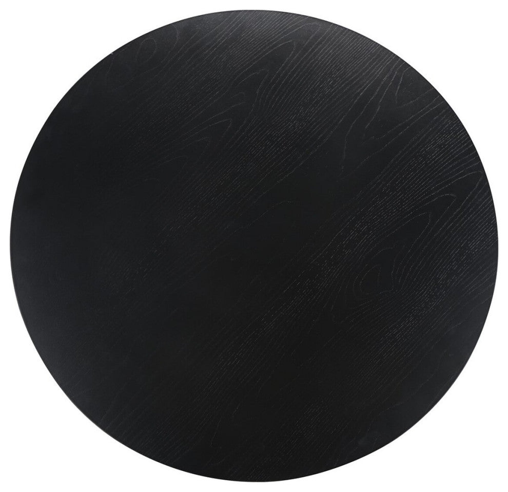 Safavieh Beck Round Coffee Table, Black/Gold
