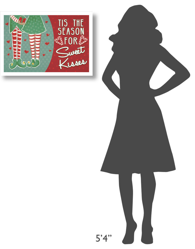 "Retro Christmas III Bright" Digital Paper Print by Janelle Penner, 26"x18"