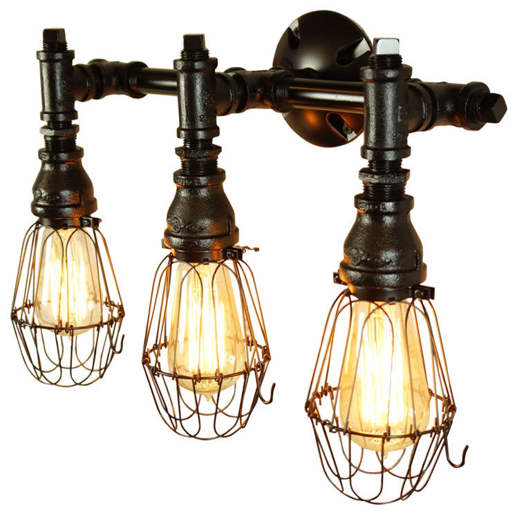 Event 3-Bulb Vanity Light In Matte Black