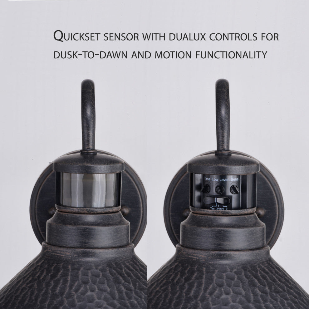 Vaxcel Lighting T0469 Hyde Park 1 Light 16" Tall Outdoor Wall - Espresso Bronze