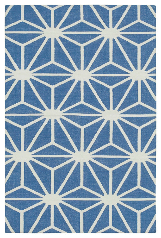 Rug N Carpet - Handmade Wool 3' 8'' x 5' 6'' Flatweave Dhurrie Kilim Rug