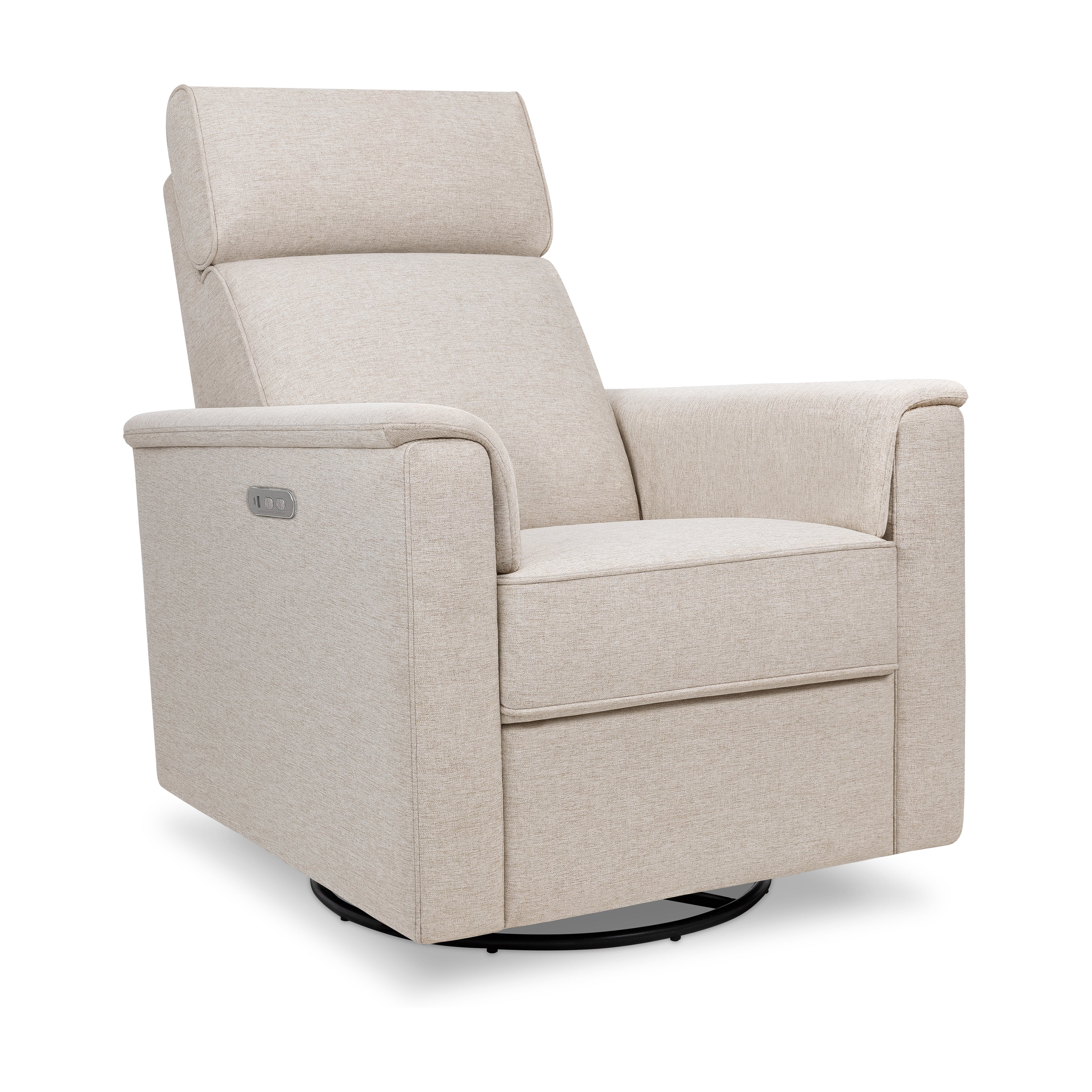 Willa Plus Power Glider Recliner w/ Power Headrest, Performance Beach Eco-Weave