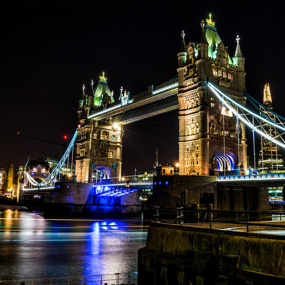 "Tower Bridge One" Canvas, 36"x36"