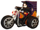 Skeleton on Motorcycle, 7' Long