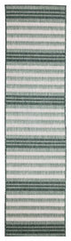 Malibu Faded Stripe Indoor/Outdoor Rug, Green, 1'11"x4'11" Runner