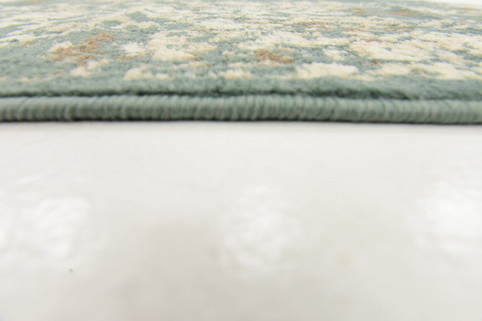 Unique Loom Green Mirage Tuareg 2' 0 x 6' 0 Runner Rug