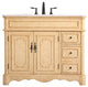 Elegant VF30442AB 42"Single Bathroom Vanity, Antique Beige