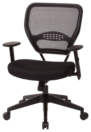 Professional AirGrid Back Managers Chair with Black Mesh Fabric Seat
