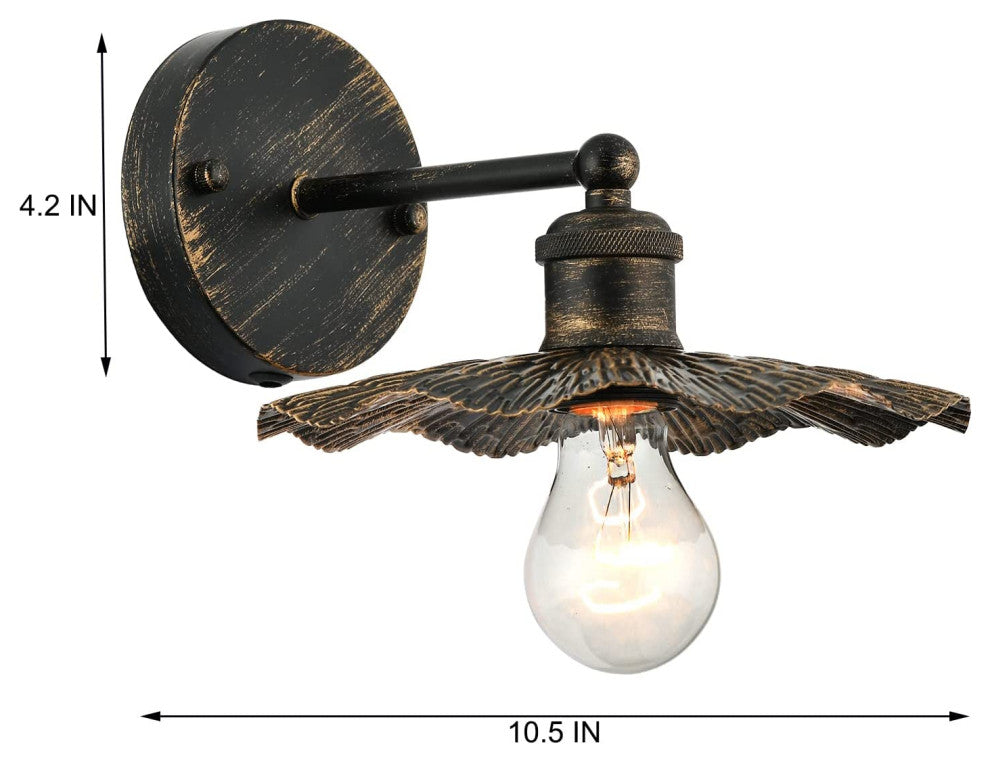 Plug, Industrial Wall Sconce Interior Wall Light Fixture