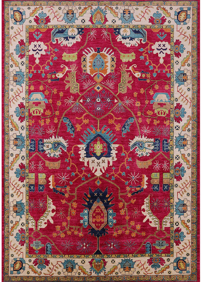 Ahgly Company Indoor Rectangle Mid-Century Modern Area Rugs, 2' x 4'