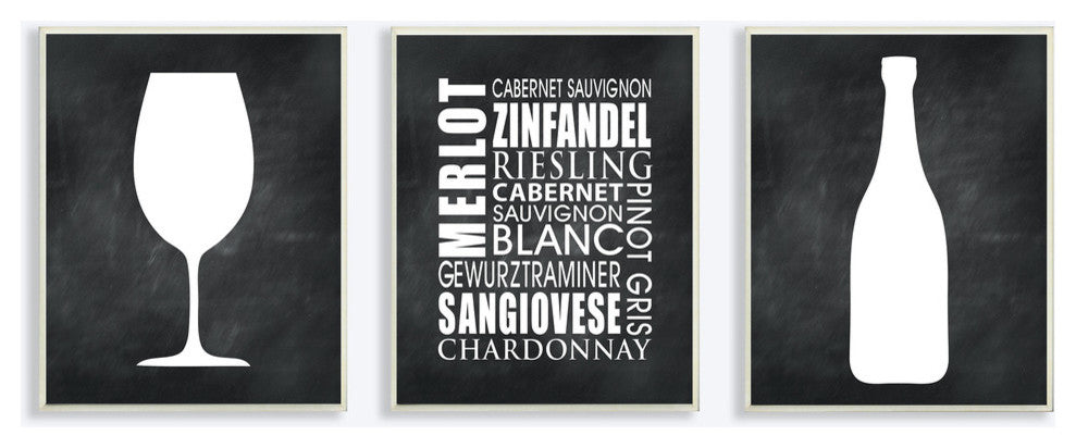 Wine 3-Piece Wall Art Set