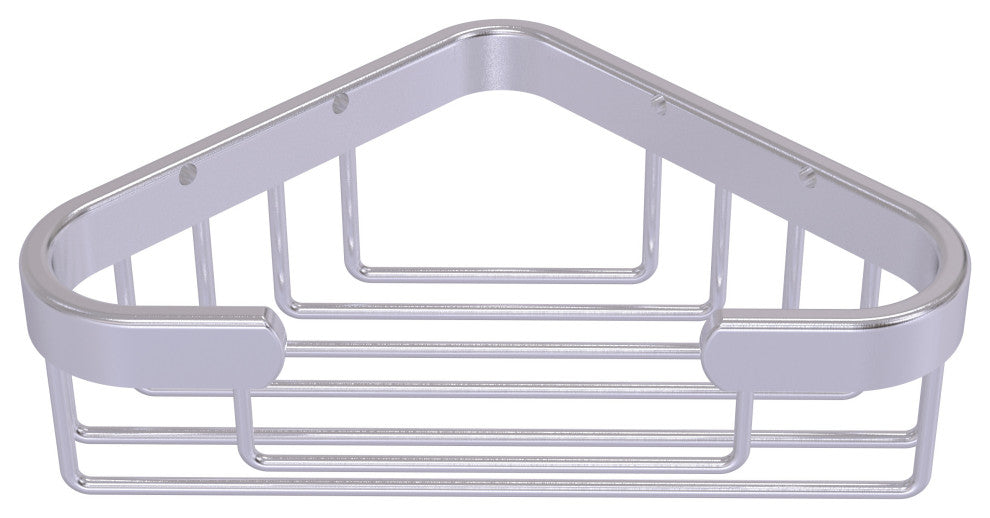 Corner Soap Basket, Satin Chrome