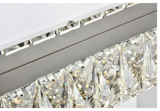 Monroe Integrated LED Chip Light Chrome Wall Sconce