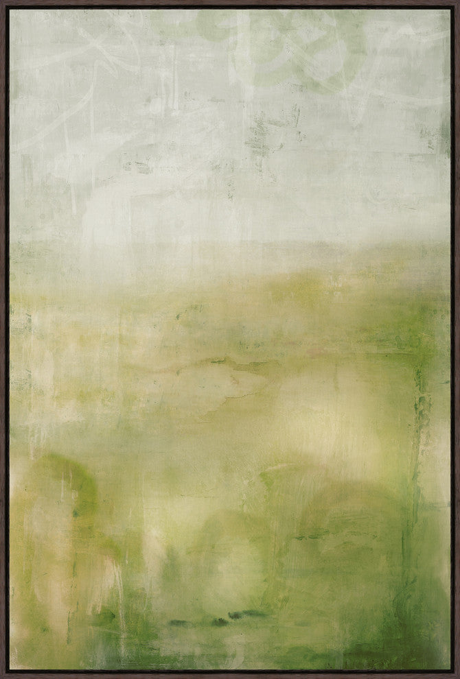 Silent Virtue, 31.25"x46.25", Espresso Natural Wood Gallery Floater