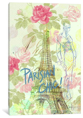 "Parisian Chic Gallery" by 5by5collective, 18x12x1.5"