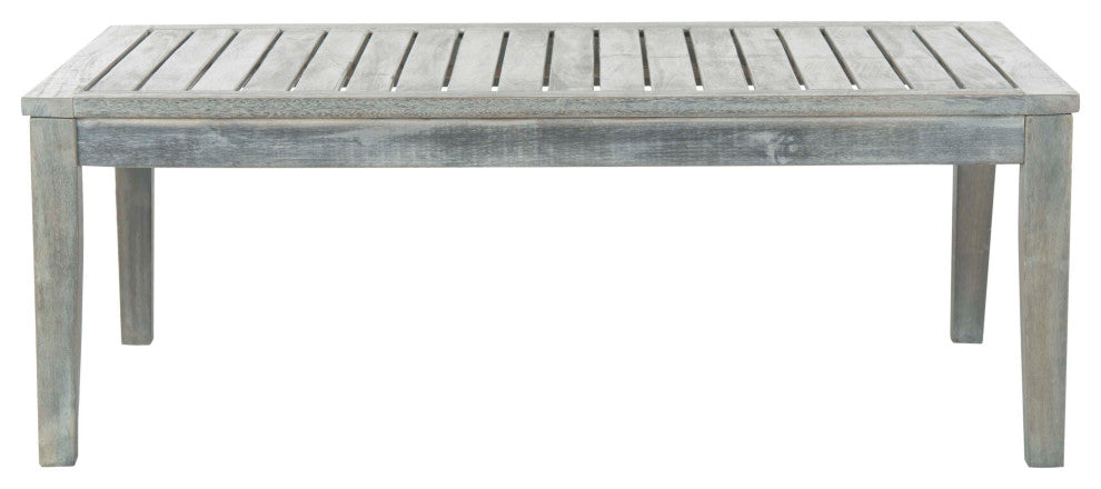 Safavieh Fresno 4-Piece Indoor-Outdoor Living Set, Ash Grey