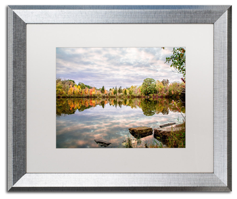 Jason Shaffer 'Morgan Street 4', Silver Frame, White Mat, 20x16