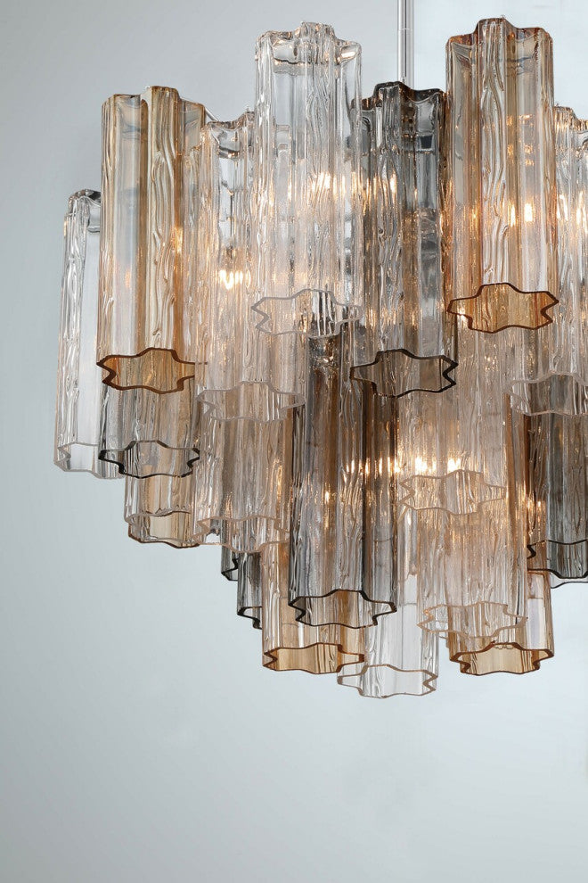CRYSTORAMA Addis 6 Light Polished Chrome Chandelier