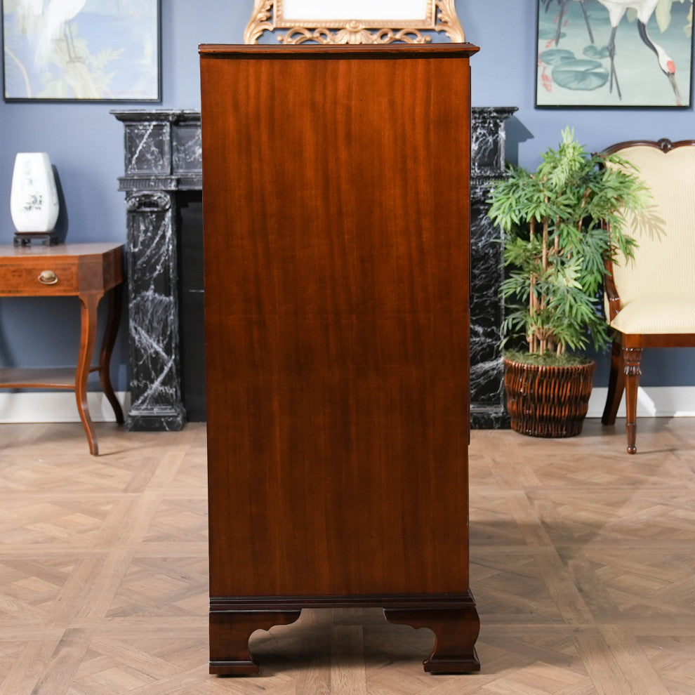 Banded Mahogany Chest