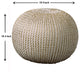 Bone Gold Pouf