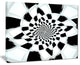 "Abstract Spiral Fractal Design" Canvas Print, 40"x30"