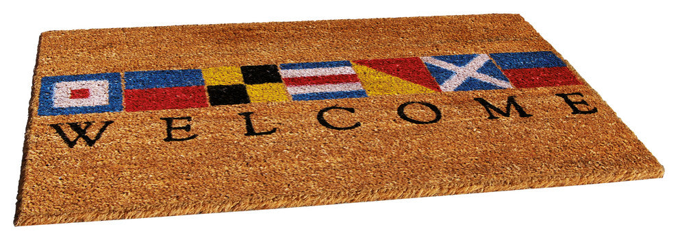 Nautical Welcome Doormat, 2'x3'