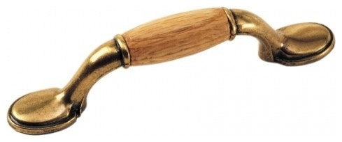 3" First Family Pull - Oak-Light Brass