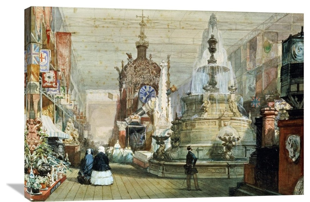 "The Great Exhibition Held In The Crystal Palace, London" Artwork, 36" x 25"