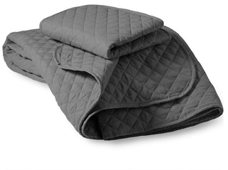 Bare Home Diamond Stitched Coverlet Set, Gray, Twin/Twin Xl