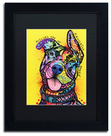 Dean Russo 'My Favorite Breed' Art, Black Frame, Black Matte, 14"x11"