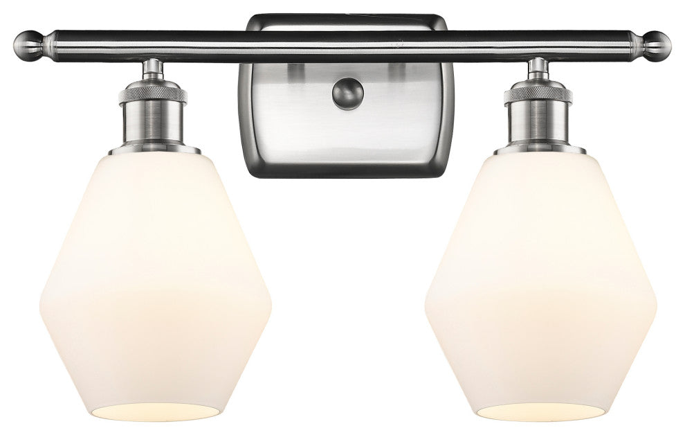 Innovations 516-2W-SN-G651-6 2-Light Bath Vanity Light, Brushed Satin Nickel