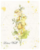 "Floral Splash IV Live Well" Digital Paper Print by Katie Pertiet, 30"x37"
