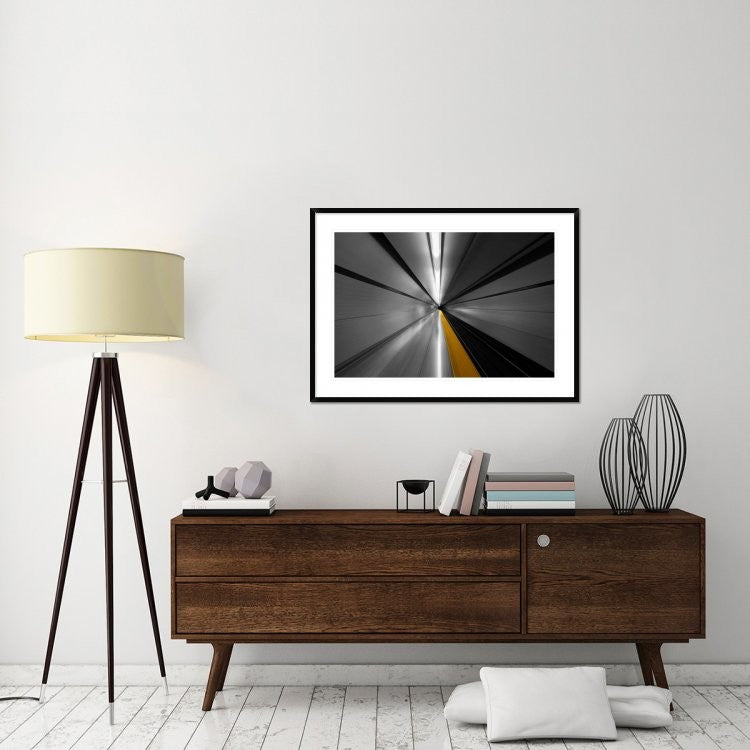 "The Power Of Speed" Framed Digital Print by Roland Shainidze, 44x32"