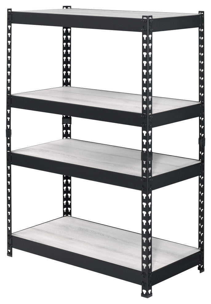 Decmus Bookshelf, Natural and Black Finish