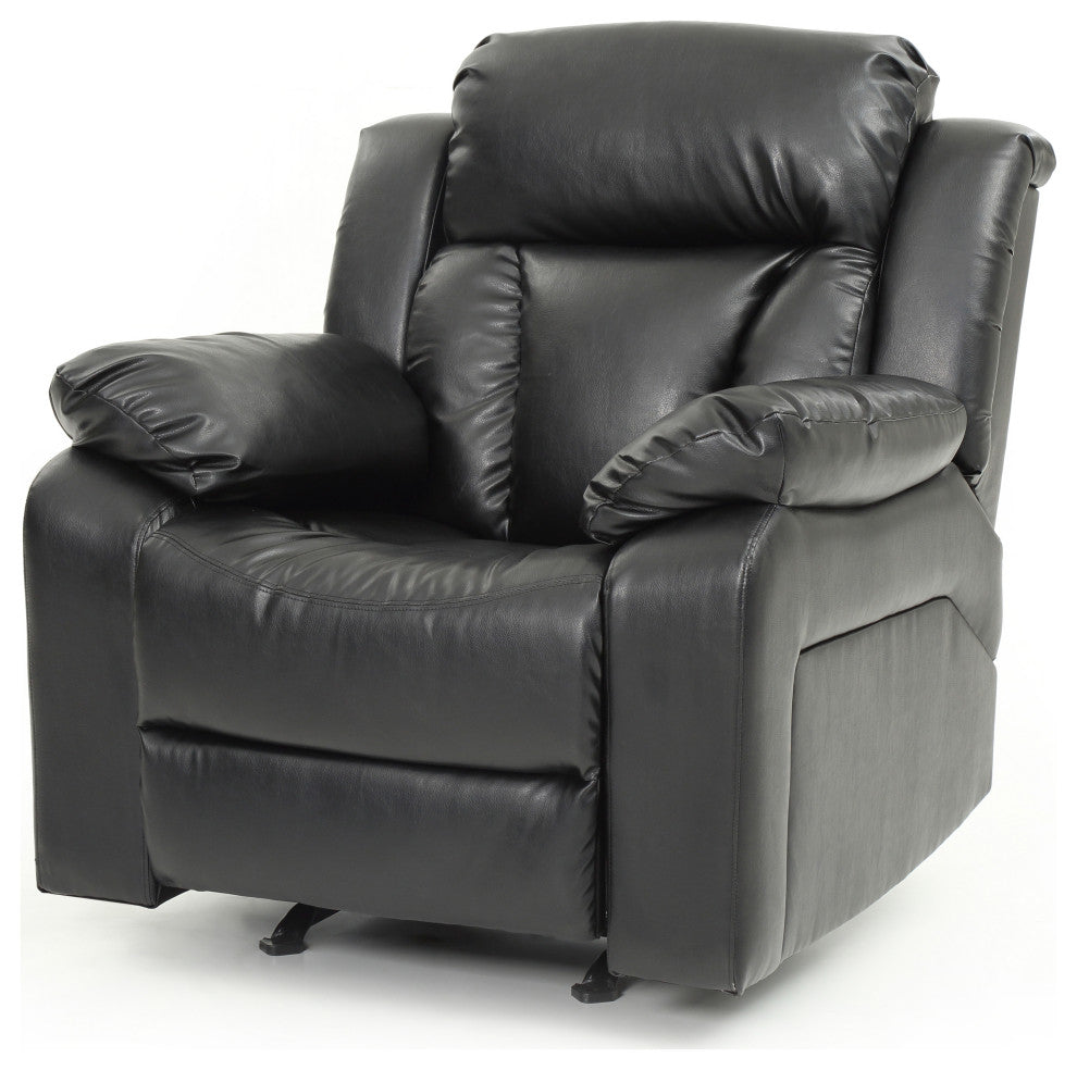 Springfield Rocker Recliner, Black